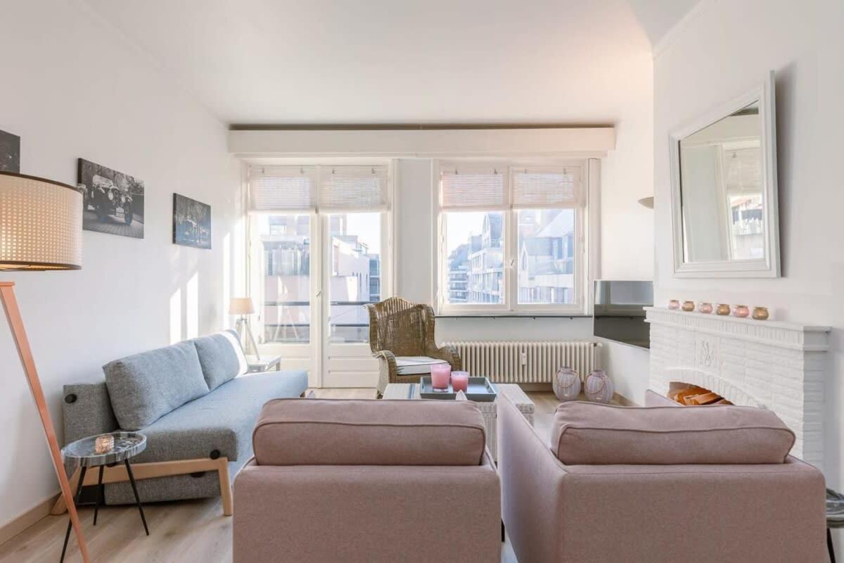 Huswell - Beautiful And Spacious Studio With Side Seaview Кнокке-Хейст Экстерьер фото